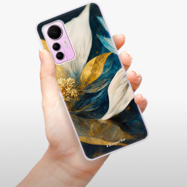 Odolné silikónové puzdro iSaprio - Gold Petals - Xiaomi 12 Lite