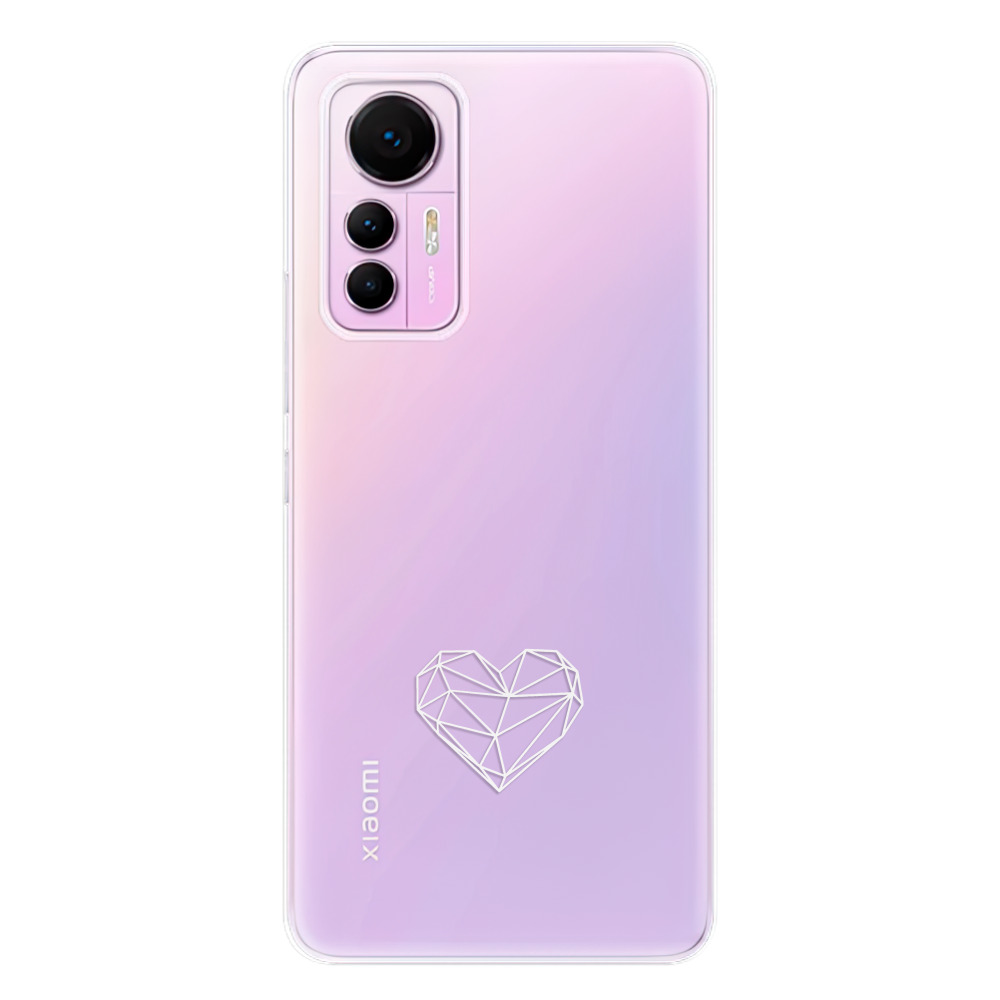 Odolné silikónové puzdro iSaprio - čiré - Digital Love - Xiaomi 12 Lite