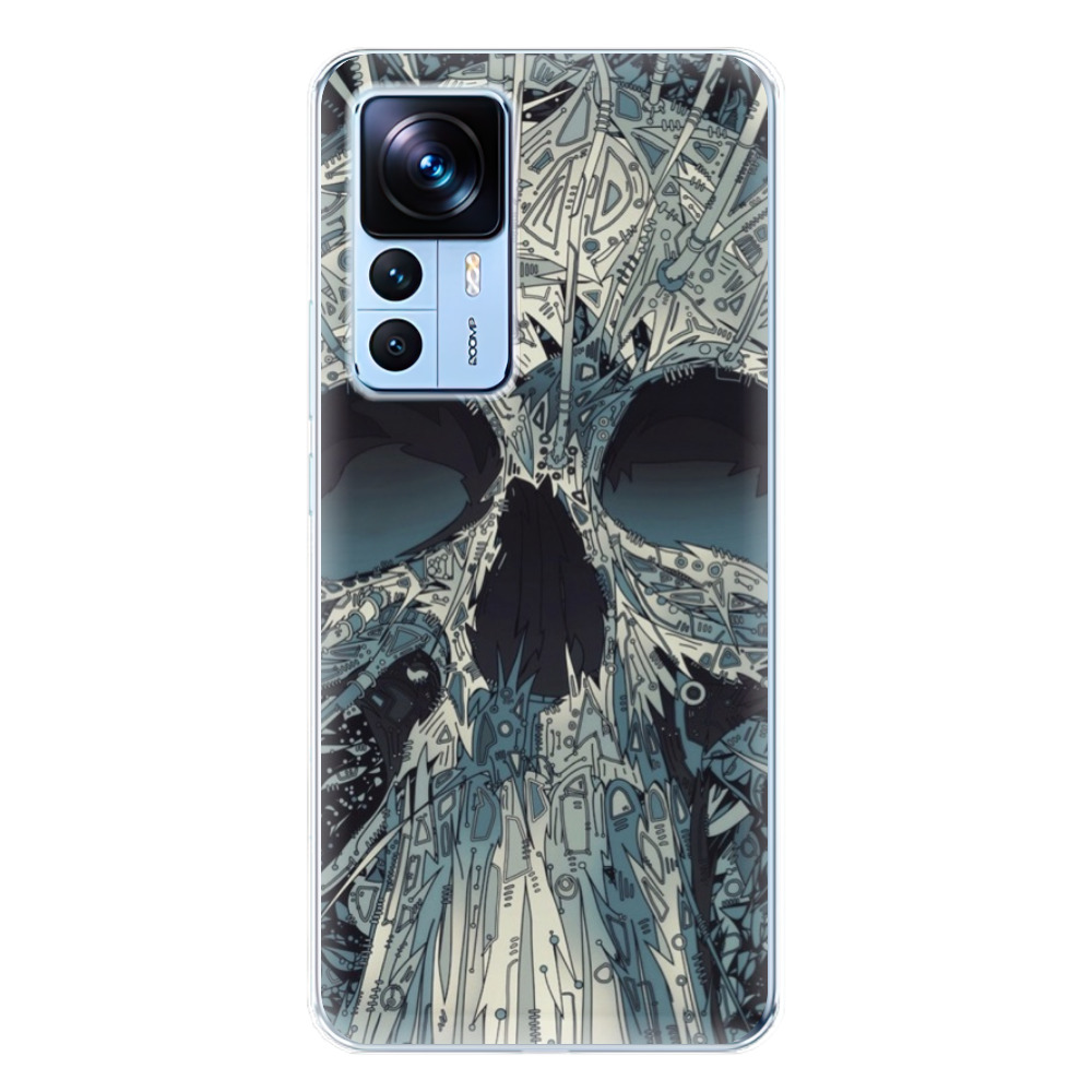 Odolné silikónové puzdro iSaprio - Abstract Skull - Xiaomi 12T / 12T Pro