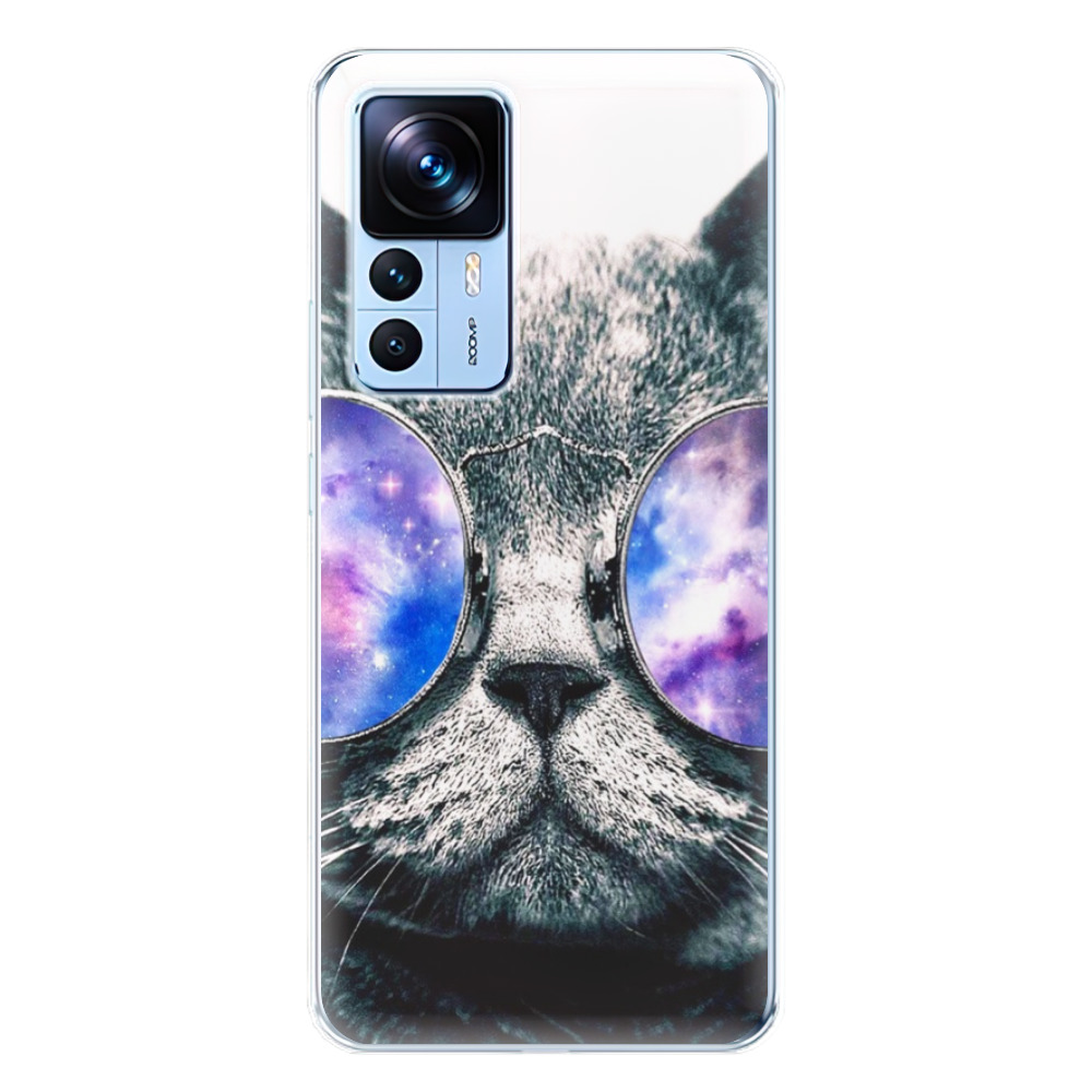 Odolné silikónové puzdro iSaprio - Galaxy Cat - Xiaomi 12T / 12T Pro