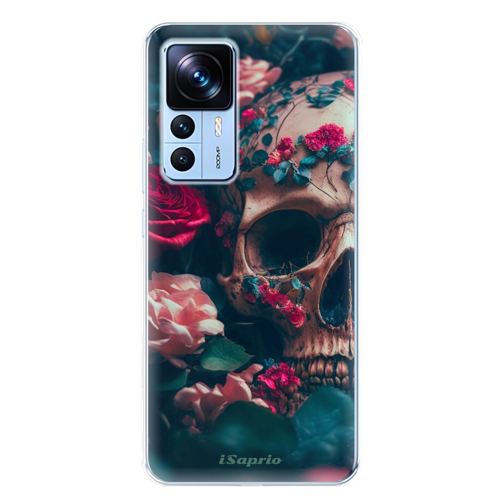 Odolné silikónové puzdro iSaprio - Skull in Roses - Xiaomi 12T / 12T Pro