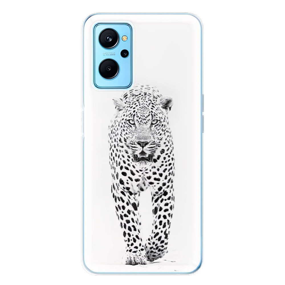 Odolné silikónové puzdro iSaprio - White Jaguar - Realme 9i