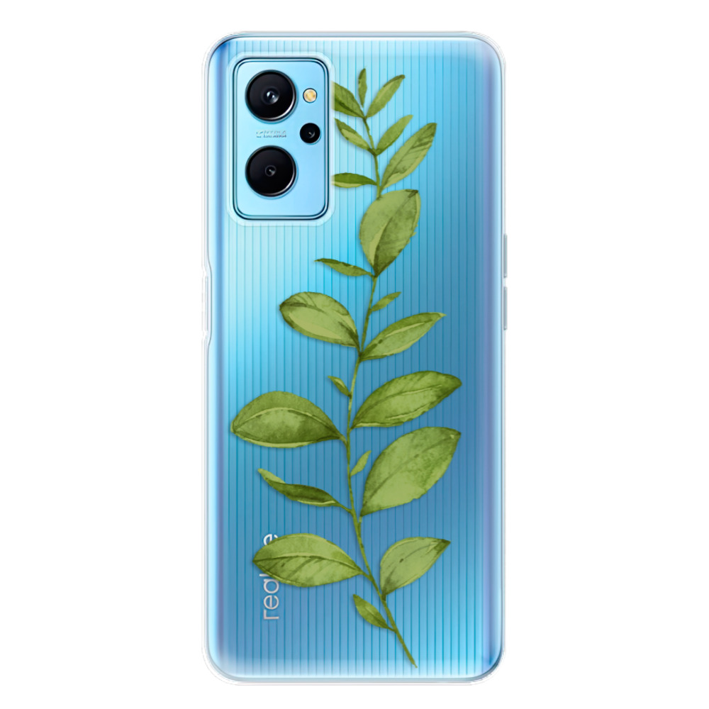 Odolné silikónové puzdro iSaprio - Green Plant 01 - Realme 9i