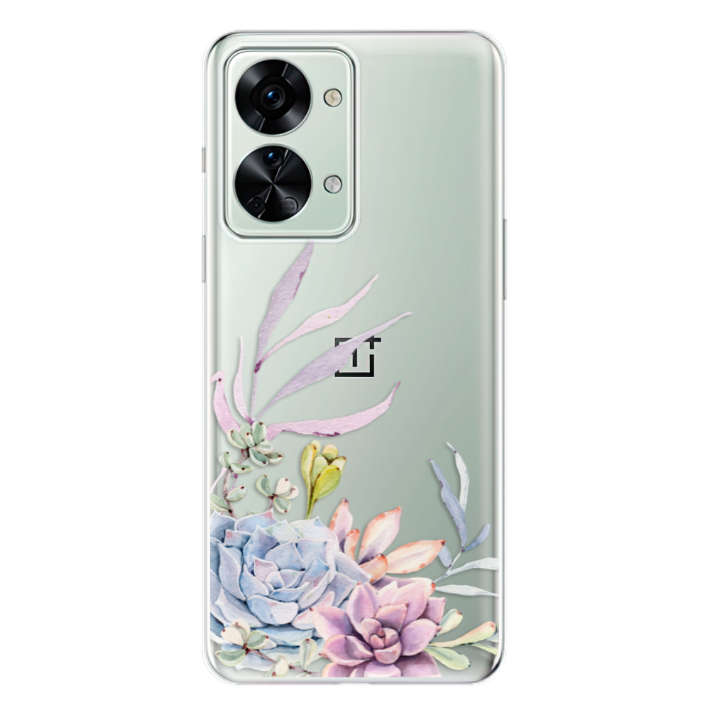 Odolné silikónové puzdro iSaprio - Succulent 01 - OnePlus Nord 2T 5G