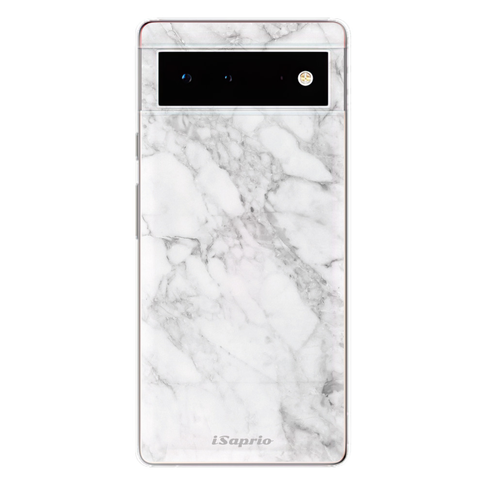 Odolné silikónové puzdro iSaprio - SilverMarble 14 - Google Pixel 6 5G