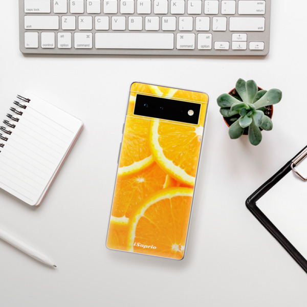 Odolné silikónové puzdro iSaprio - Orange 10 - Google Pixel 6 5G