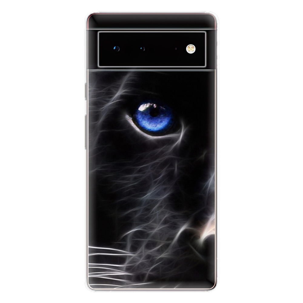 Odolné silikónové puzdro iSaprio - Black Puma - Google Pixel 6 5G