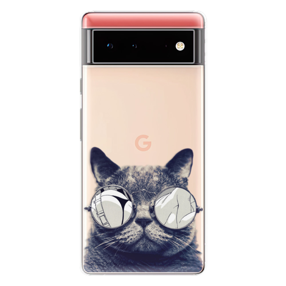 Odolné silikónové puzdro iSaprio - Crazy Cat 01 - Google Pixel 6 5G