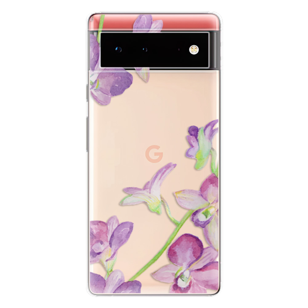 Odolné silikónové puzdro iSaprio - Purple Orchid - Google Pixel 6 5G
