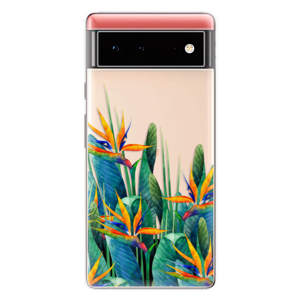 Odolné silikónové puzdro iSaprio - Exotic Flowers - Google Pixel 6 5G