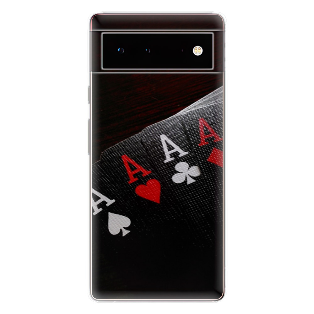 Odolné silikónové puzdro iSaprio - Poker - Google Pixel 6 5G