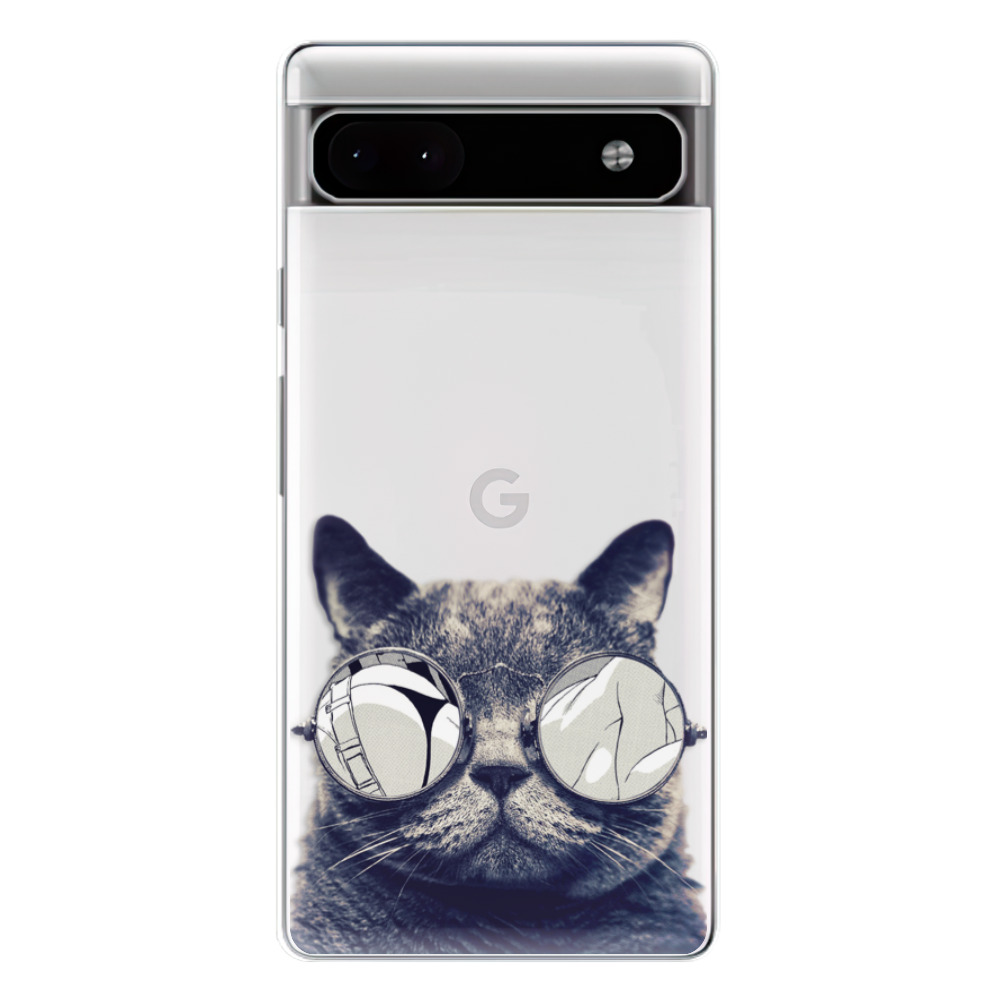 Odolné silikónové puzdro iSaprio - Crazy Cat 01 - Google Pixel 6a 5G