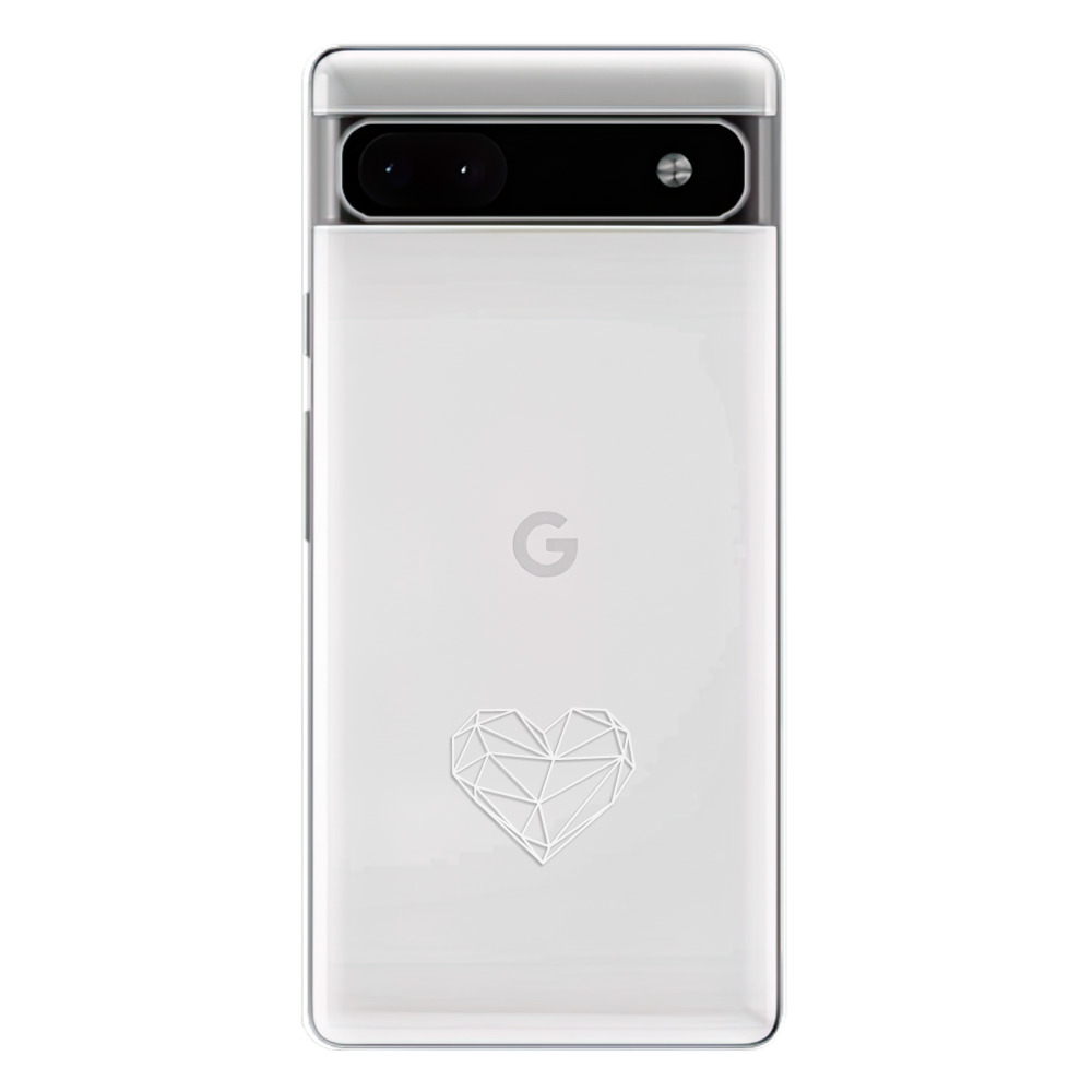 Odolné silikónové puzdro iSaprio - čiré - Digital Love - Google Pixel 6a 5G