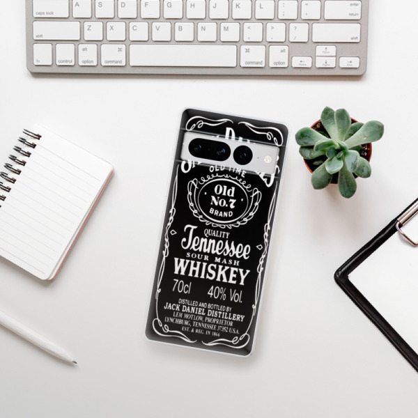 Odolné silikónové puzdro iSaprio - Jack Daniels - Google Pixel 7 Pro 5G