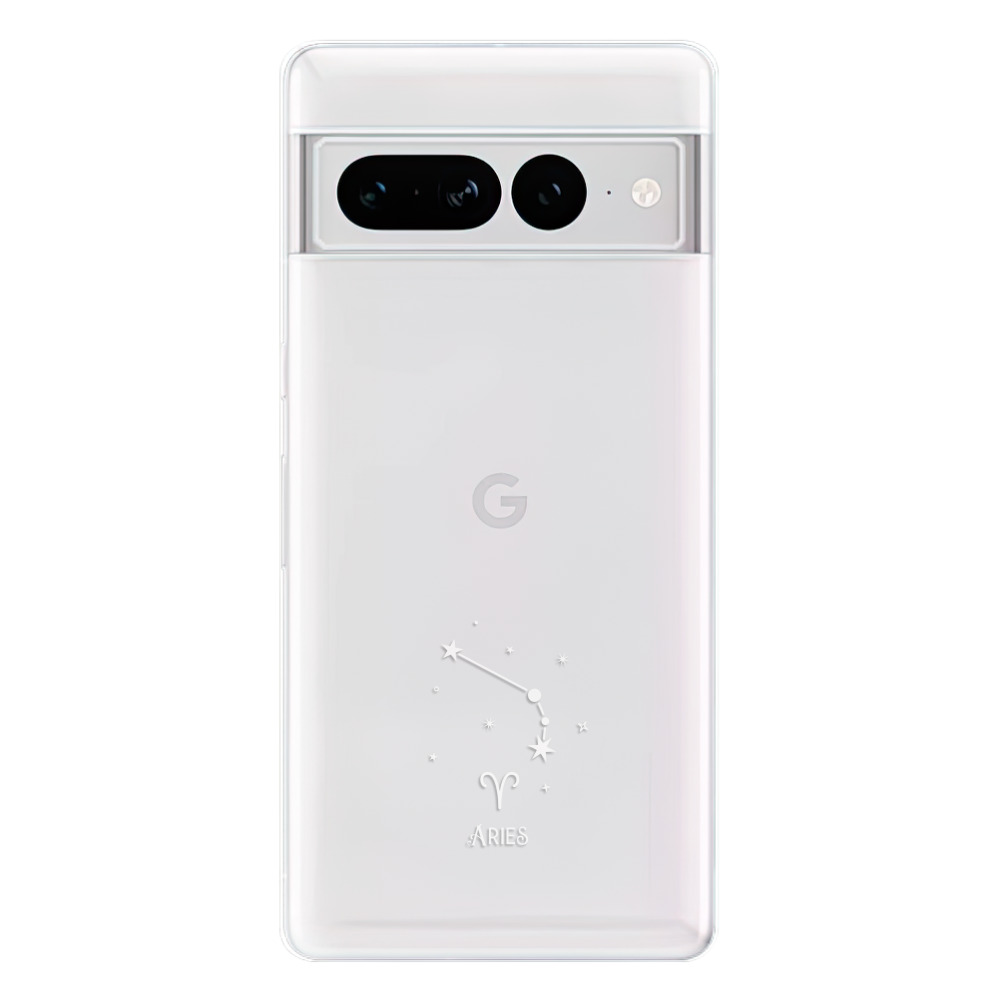 Odolné silikónové puzdro iSaprio - čiré - Beran - Google Pixel 7 Pro 5G