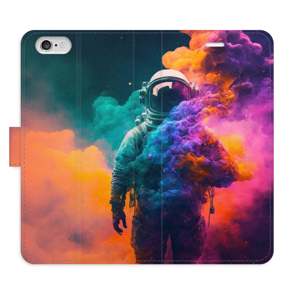 Flipové puzdro iSaprio - Astronaut in Colours 02 - iPhone 6/6S