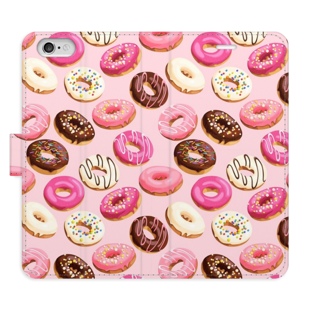 Flipové puzdro iSaprio - Donuts Pattern 03 - iPhone 6/6S