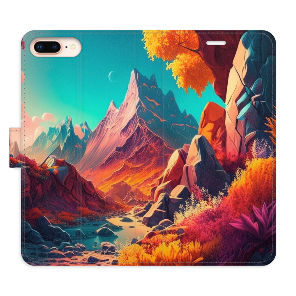 Flipové puzdro iSaprio - Colorful Mountains - iPhone 7 Plus
