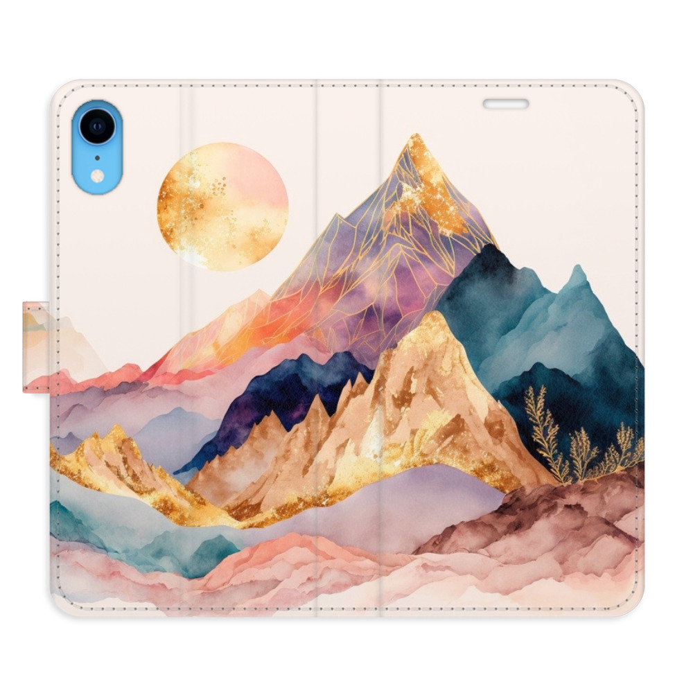 Flipové puzdro iSaprio - Beautiful Mountains - iPhone XR