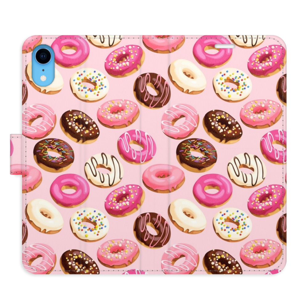 Flipové puzdro iSaprio - Donuts Pattern 03 - iPhone XR