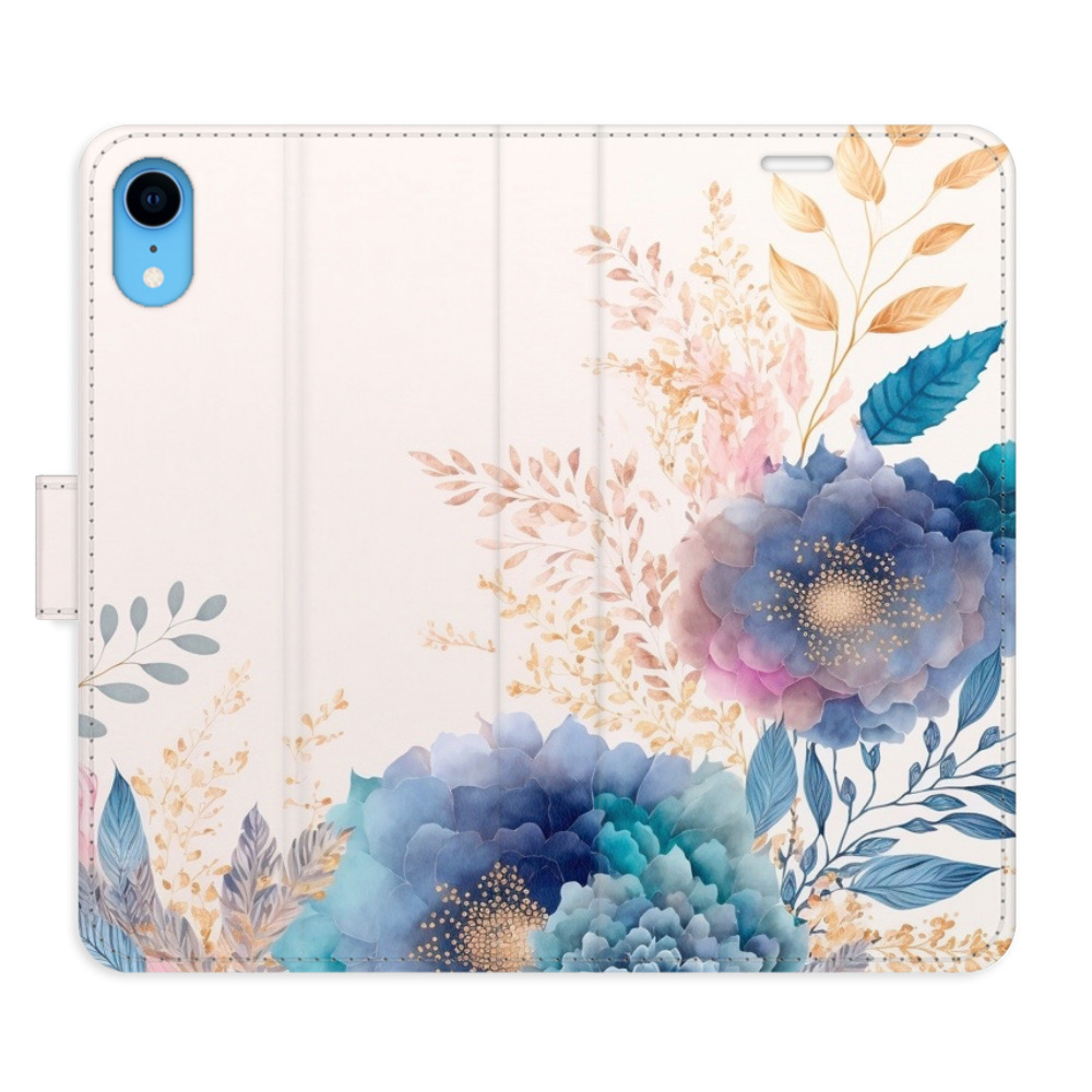 Flipové puzdro iSaprio - Ornamental Flowers 03 - iPhone XR