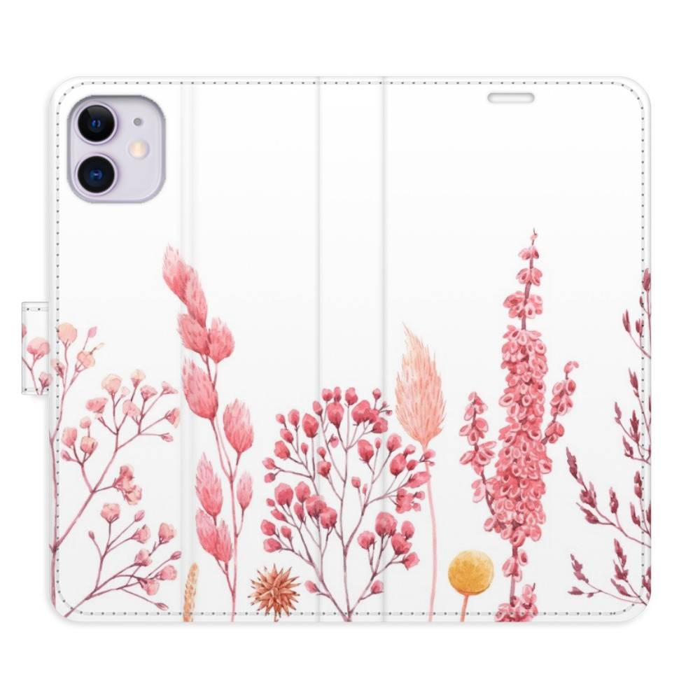 Flipové puzdro iSaprio - Pink Flowers 03 - iPhone 11