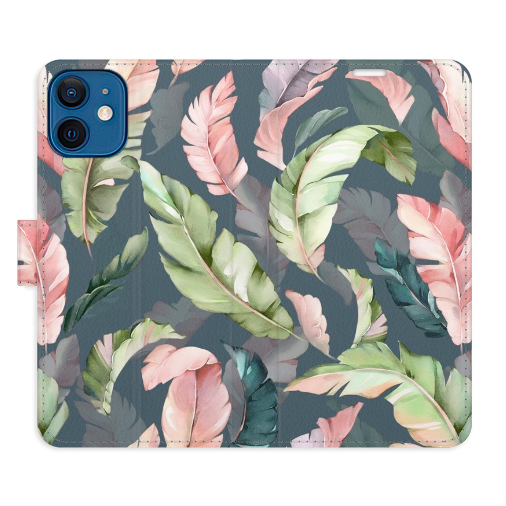 Flipové puzdro iSaprio - Flower Pattern 09 - iPhone 12 mini