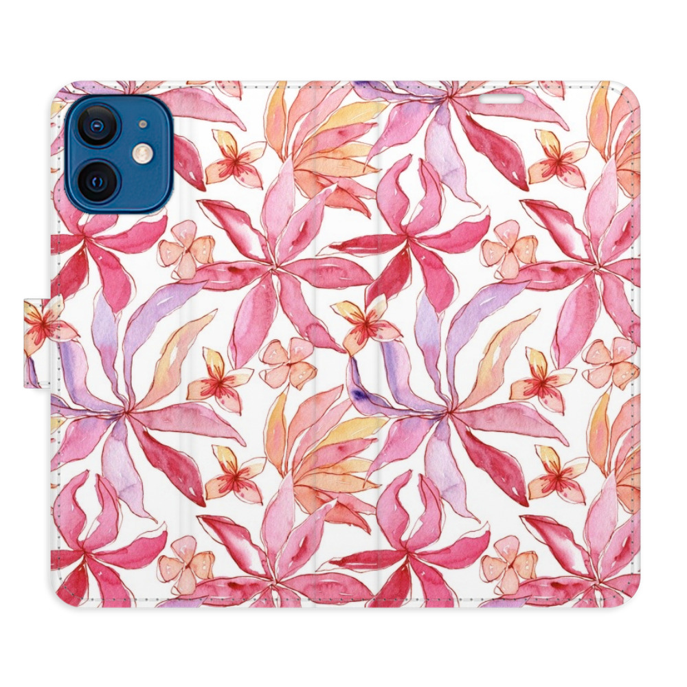 Flipové puzdro iSaprio - Flower Pattern 10 - iPhone 12 mini