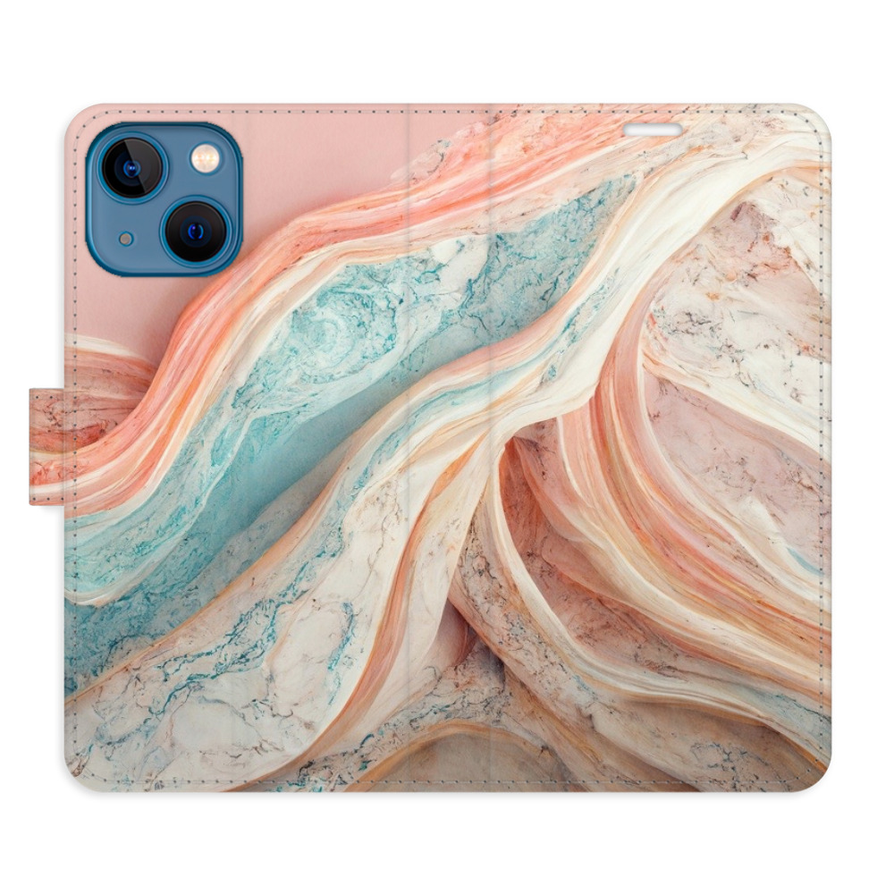 Flipové puzdro iSaprio - Colour Marble - iPhone 13 mini