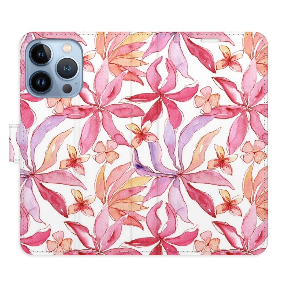 Flipové puzdro iSaprio - Flower Pattern 10 - iPhone 13 Pro