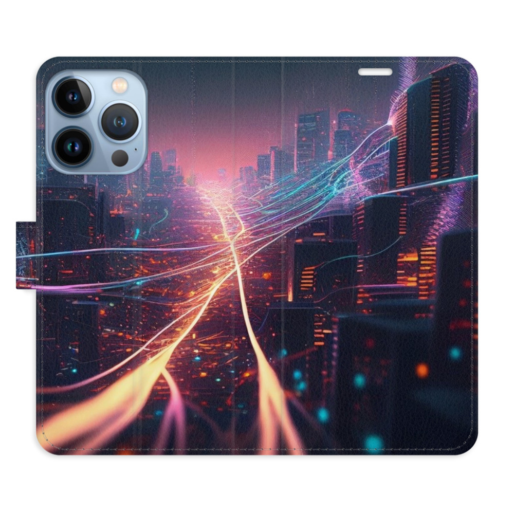 Flipové puzdro iSaprio - Modern City - iPhone 13 Pro
