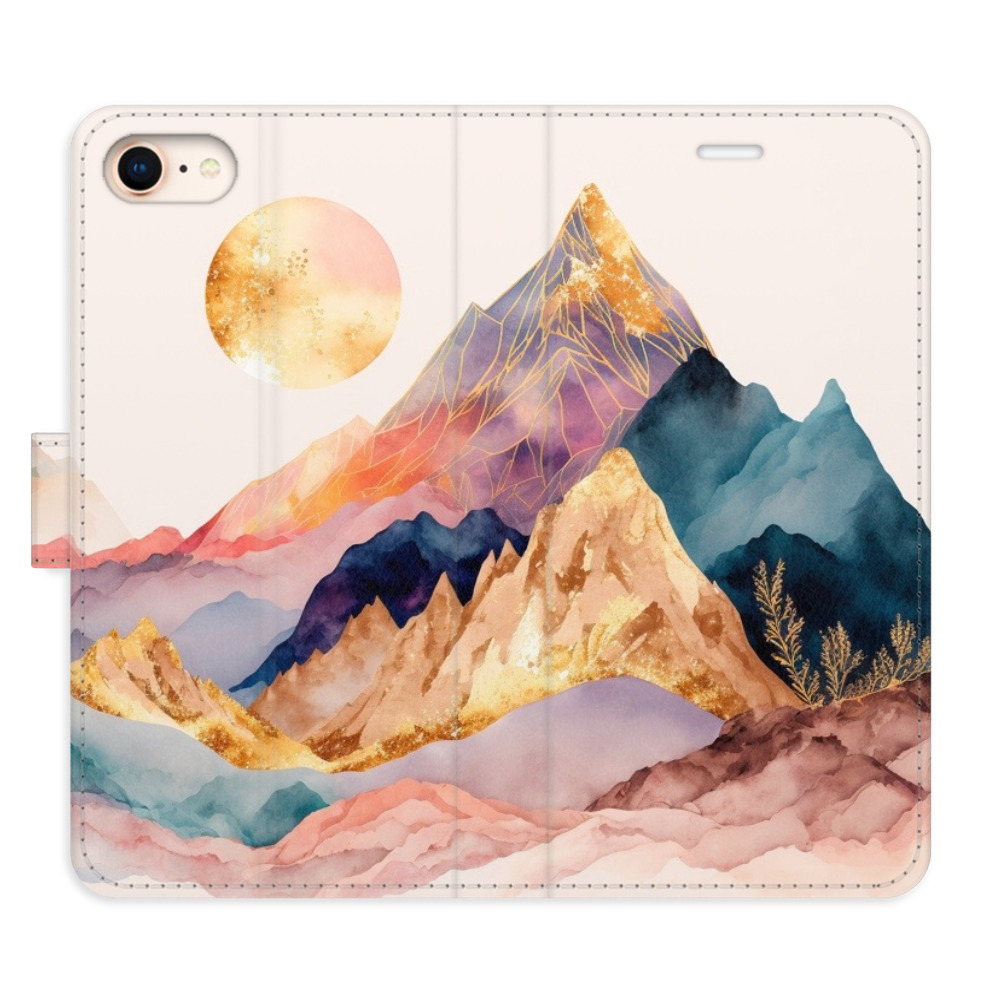 Flipové puzdro iSaprio - Beautiful Mountains - iPhone 7/8/SE 2020