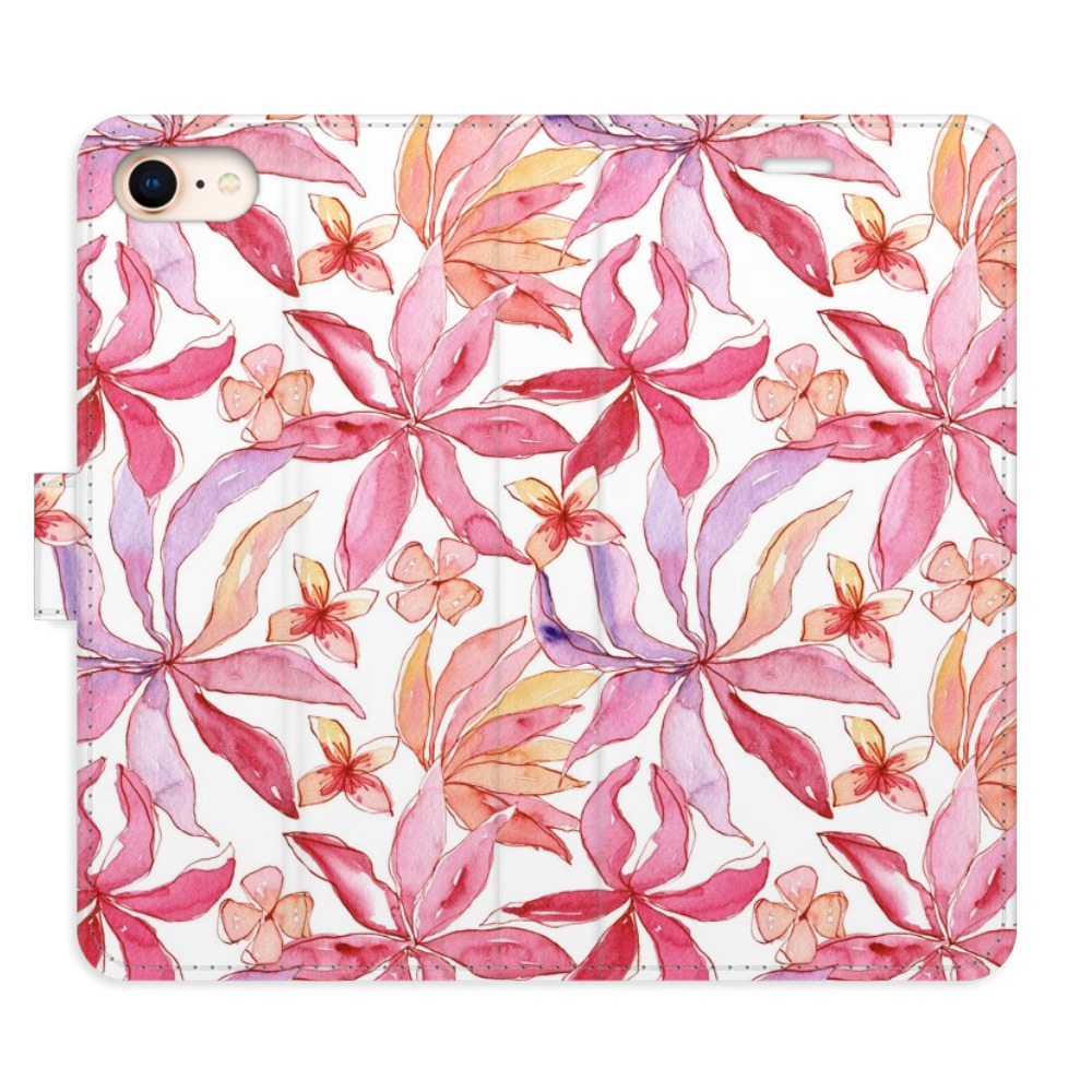 Flipové puzdro iSaprio - Flower Pattern 10 - iPhone 7/8/SE 2020