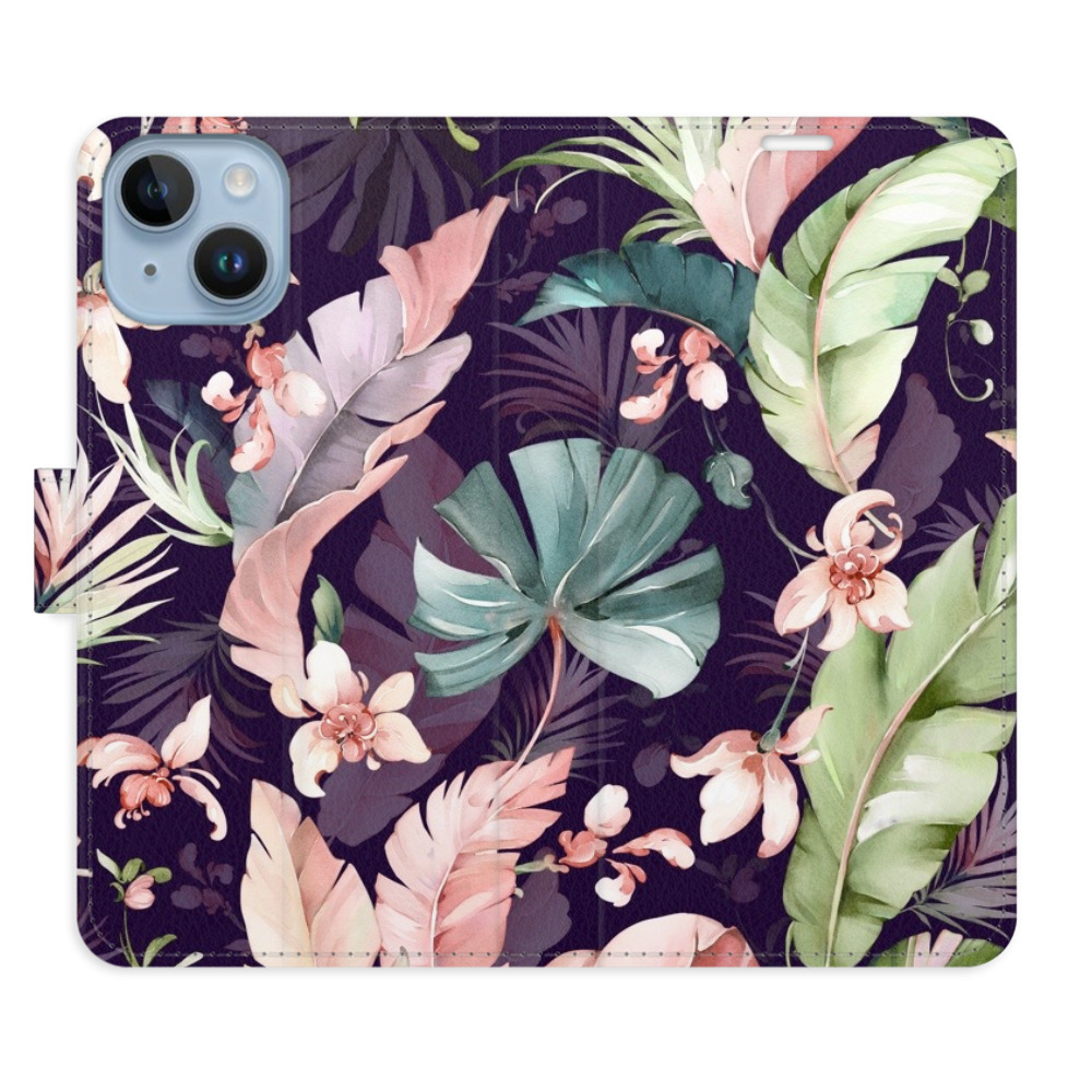 Flipové puzdro iSaprio - Flower Pattern 08 - iPhone 14