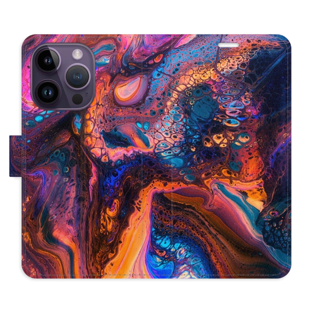 Flipové puzdro iSaprio - Magical Paint - iPhone 14 Pro