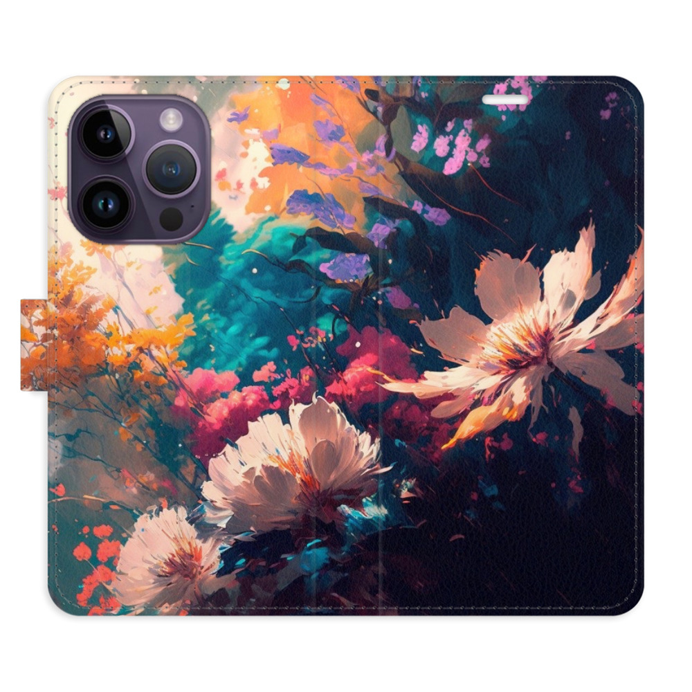 Flipové puzdro iSaprio - Spring Flowers - iPhone 14 Pro