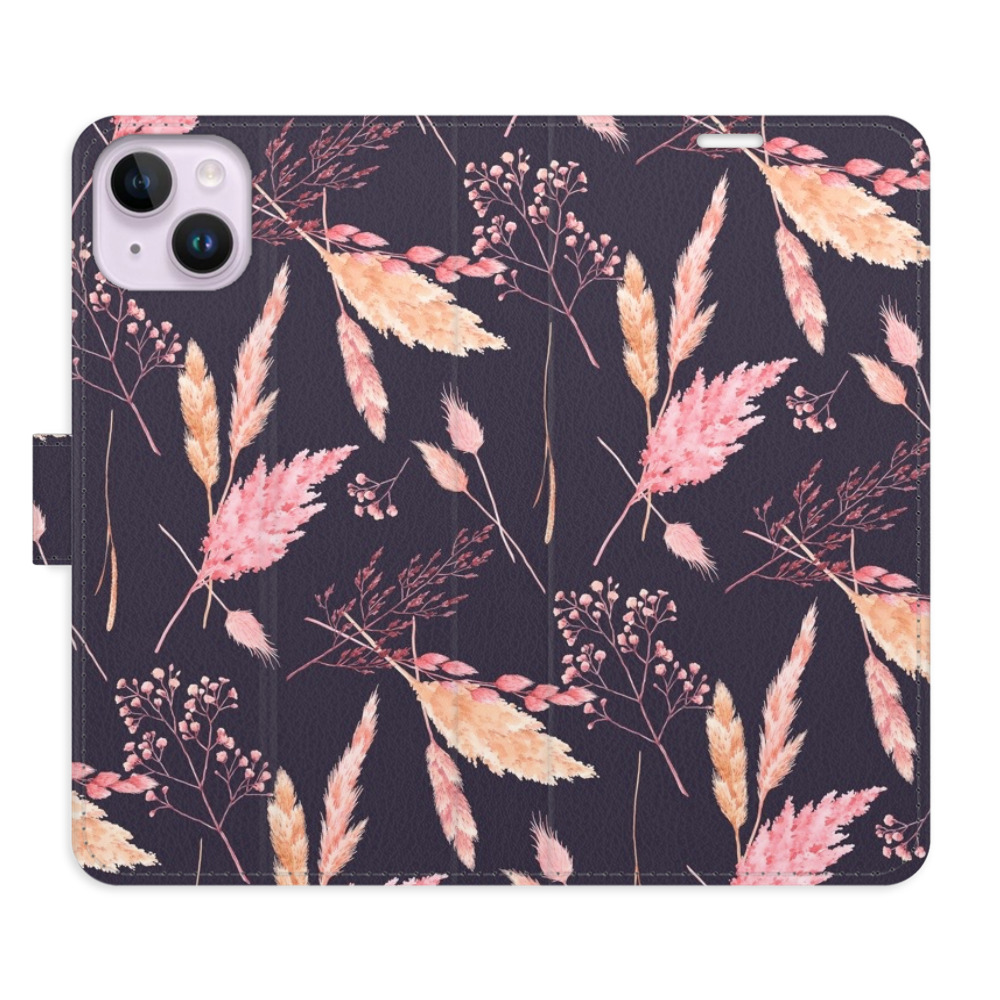 Flipové puzdro iSaprio - Ornamental Flowers 02 - iPhone 14 Plus