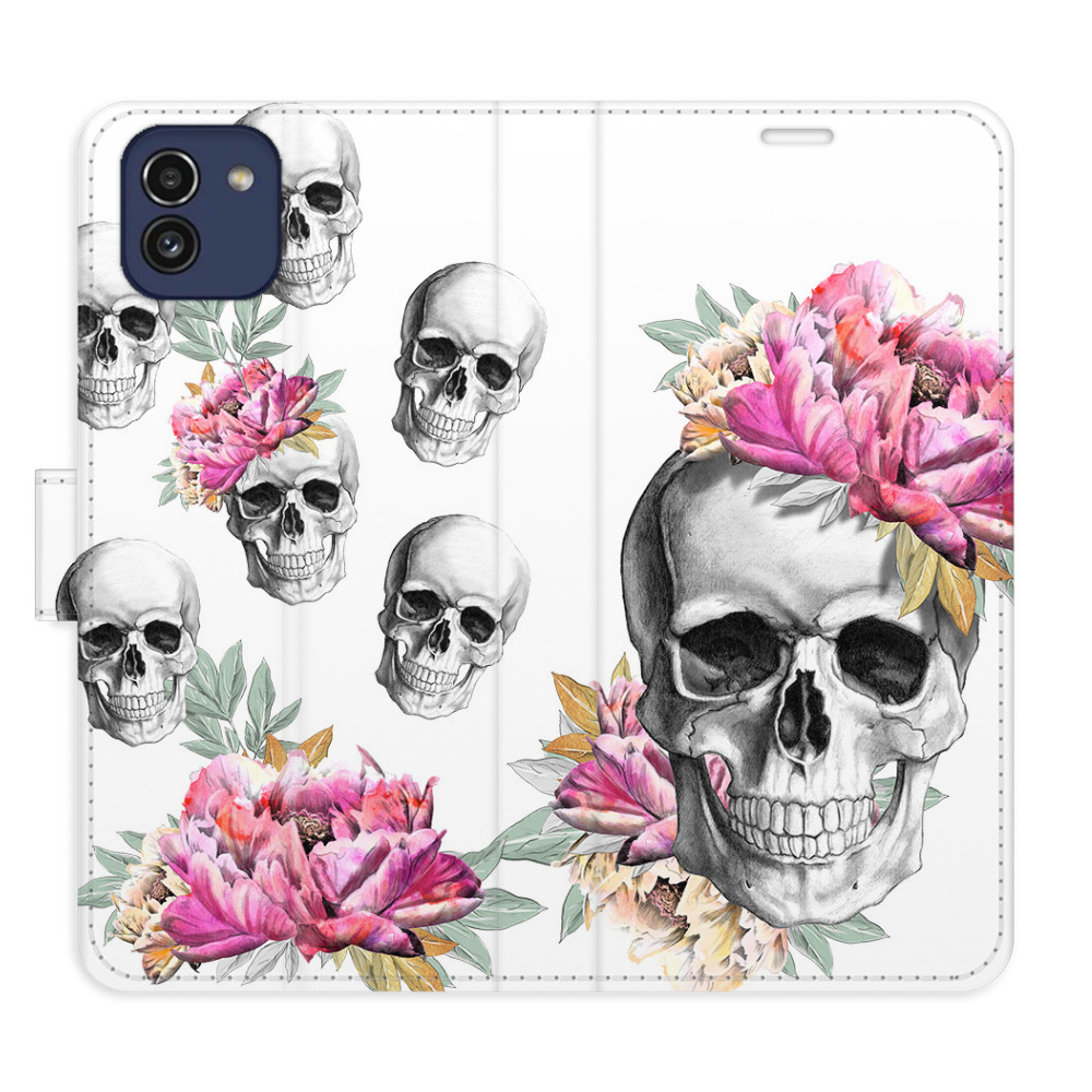Flipové puzdro iSaprio - Crazy Skull - Samsung Galaxy A03