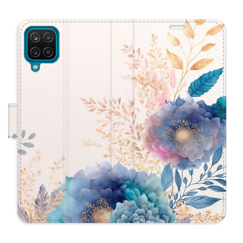 Flipové puzdro iSaprio - Ornamental Flowers 03 - Samsung Galaxy A12
