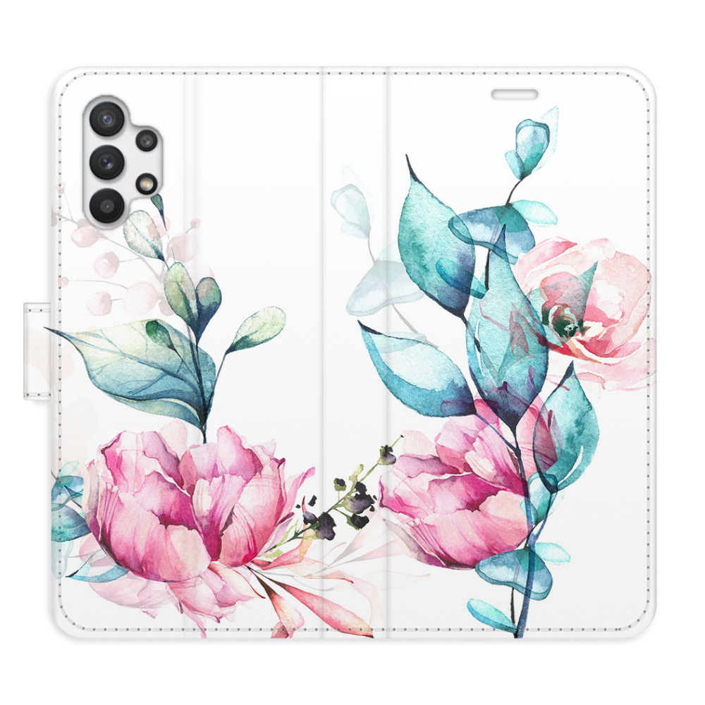 Flipové puzdro iSaprio - Beautiful Flower - Samsung Galaxy A32