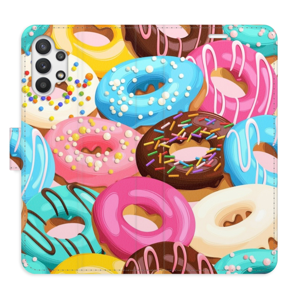 Flipové puzdro iSaprio - Donuts Pattern 02 - Samsung Galaxy A32 5G