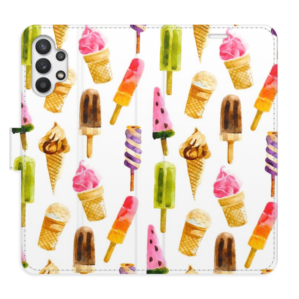 Flipové puzdro iSaprio - Ice Cream Pattern - Samsung Galaxy A32 5G