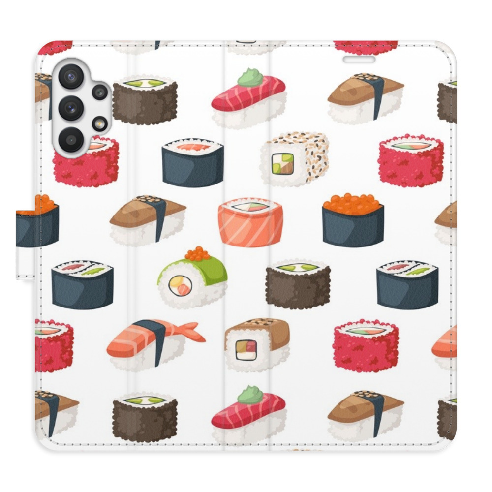 Flipové puzdro iSaprio - Sushi Pattern 02 - Samsung Galaxy A32 5G