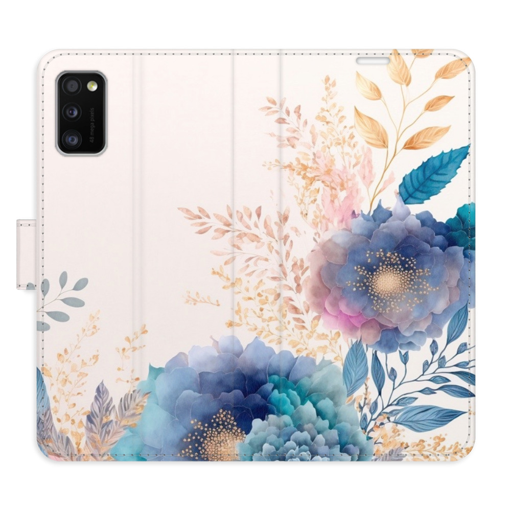 Flipové puzdro iSaprio - Ornamental Flowers 03 - Samsung Galaxy A41
