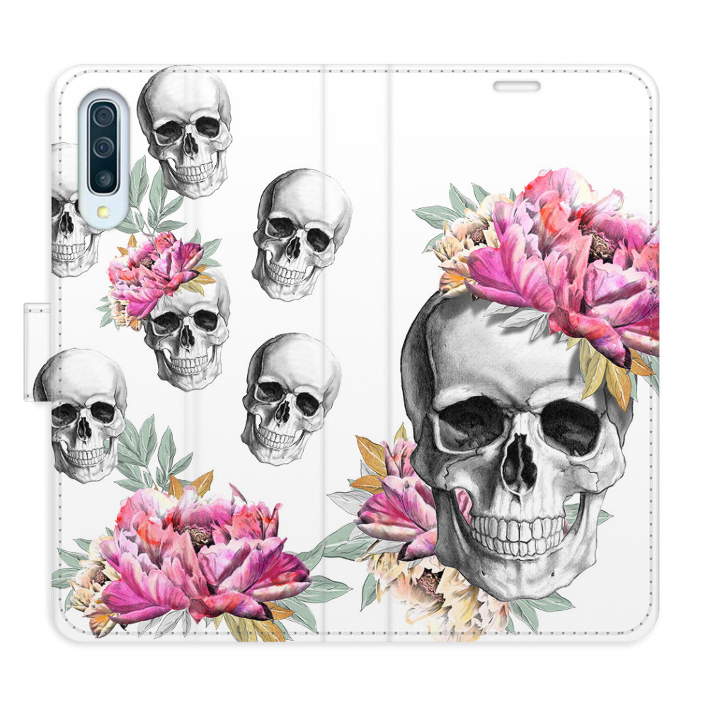 Flipové puzdro iSaprio - Crazy Skull - Samsung Galaxy A50