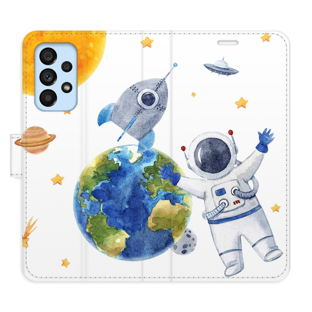 Flipové puzdro iSaprio - Space 06 - Samsung Galaxy A53 5G