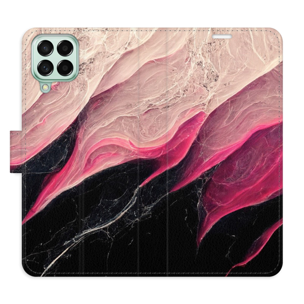 Flipové puzdro iSaprio - BlackPink Marble - Samsung Galaxy M53 5G