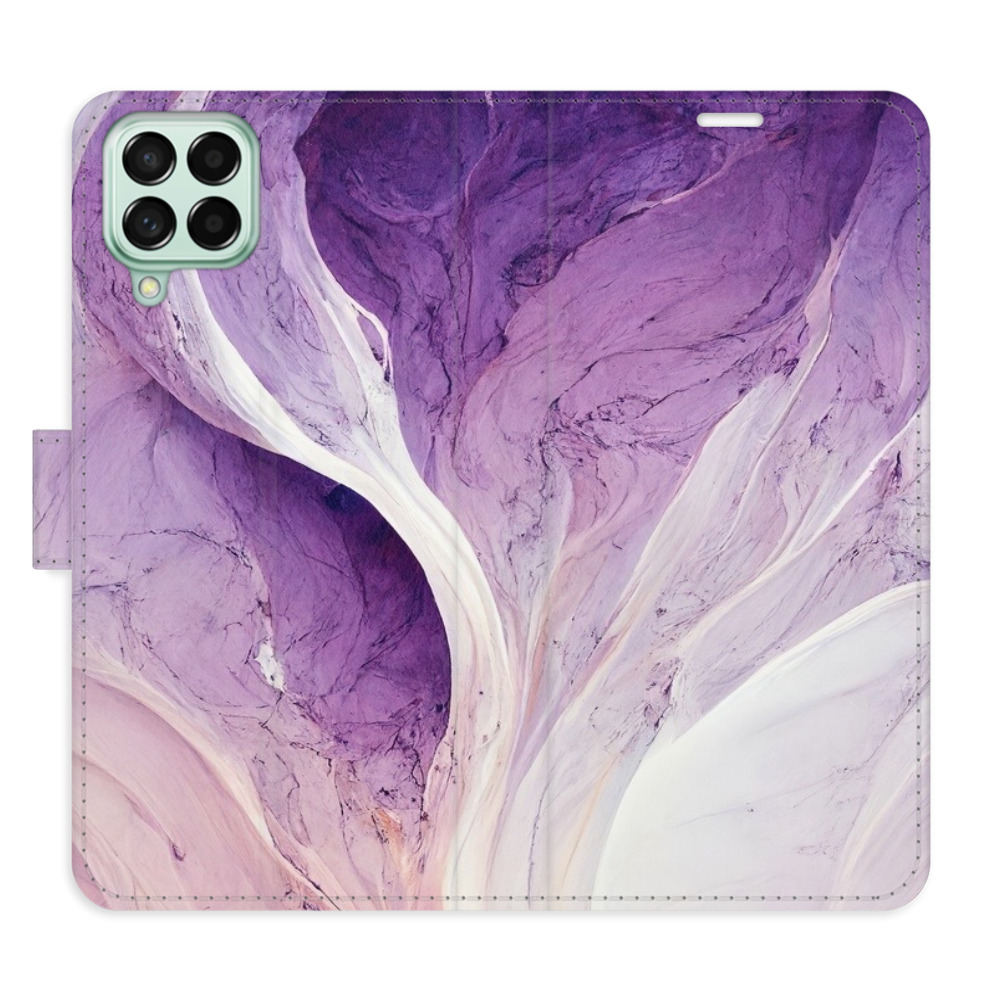 Flipové puzdro iSaprio - Purple Paint - Samsung Galaxy M53 5G