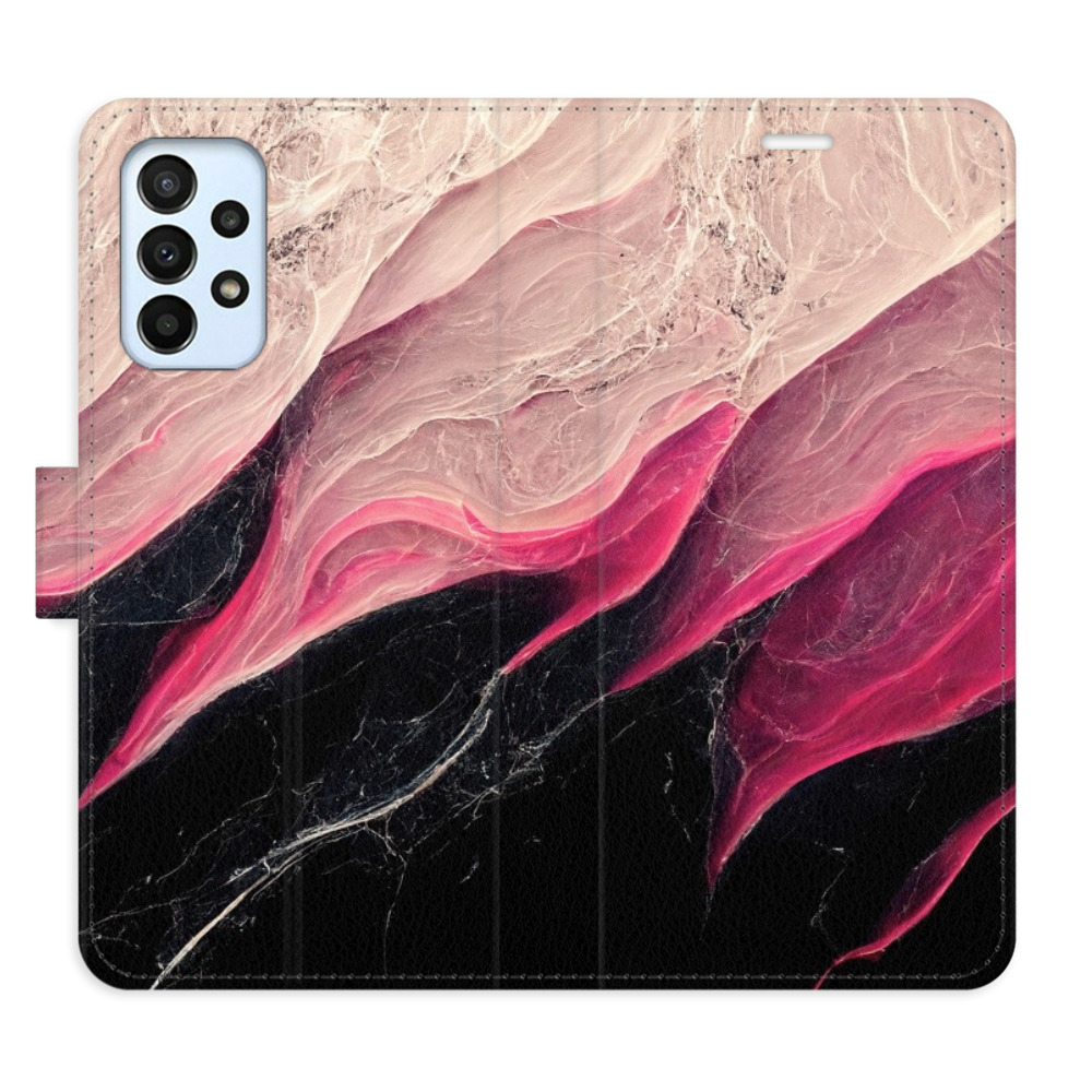 Flipové puzdro iSaprio - BlackPink Marble - Samsung Galaxy A23 / A23 5G