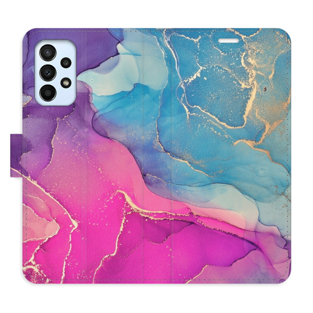 Flipové puzdro iSaprio - Colour Marble 02 - Samsung Galaxy A23 / A23 5G